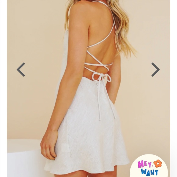 VRG GRL white linen dress - Picture 2 of 4